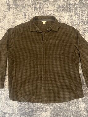Carbon2Cobalt Olive Plaid Button-Up Shirt